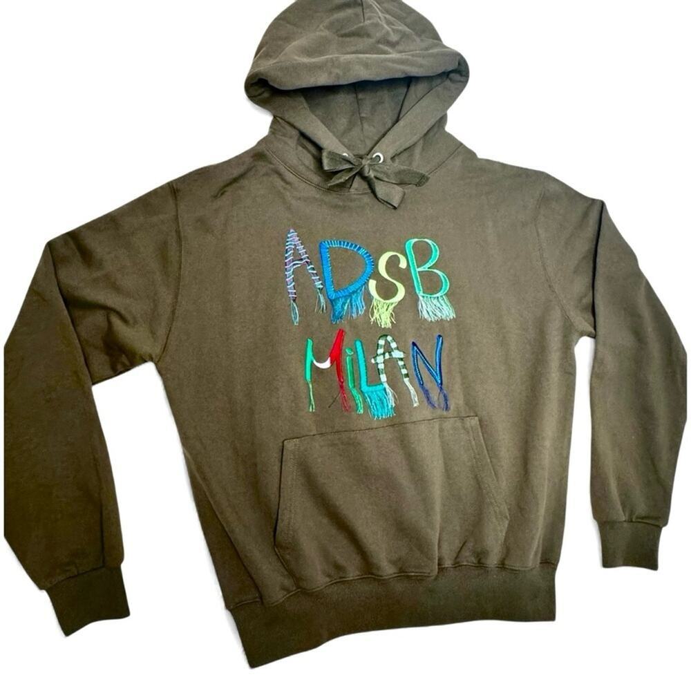 NWT Andersson Bell Milan Sweatshirt Embroidery Crewneck Hoodie Shirt Unisex S